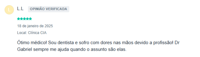 Dr. Gabriel Meireles Cirurgião da Mão em Juiz de Fora Ortopedista especialista em Cirurgia da Mão Ortopedista especialista em Mão Tratamento da dor nas mãos Cirurgia da Mão e Punho Cirurgia para Síndrome do Túnel do Carpo Tratamento para Dedo em Gatilho Cirurgia da Rizartrose Tratamento de Fraturas da Mão Tratamento de Fraturas do Punho Artroscopia do Punho Cirurgia para Epicondilite Tratamento de Cistos Sinoviais Correção de Deformidades da Mão Tratamento de Lesões Ligamentares da Mão Tratamento de Lesões Ligamentares do Punho Cirurgia de Lesão de Tendão Cirurgia de Lesões de Nervos Periféricos Cirurgia para Doença de Dupuytren Tratamento da Paralisia Braquial Obstétrica Cirurgia de Lesão do Plexo Braquial Infiltrações Articulares Tratamento da Dor Musculoesquelética Ortopedia da Mão em Juiz de Fora Especialista em dor no punho e nos dedos Cirurgia minimamente invasiva da mão Atendimento ortopédico humanizado Recuperação funcional da mão Ortopedista em Juiz de Fora com foco em mãos